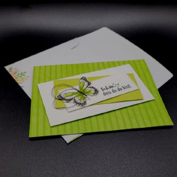 LE Karte zum Geburtstag, Schmetterling