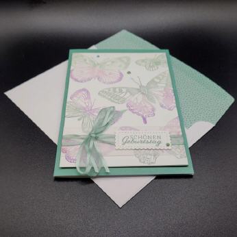 LE Karte zum Geburtstag, Schmetterlinge