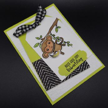 Limited Edition Karte zum Geburtstag, &Auml;ffchen